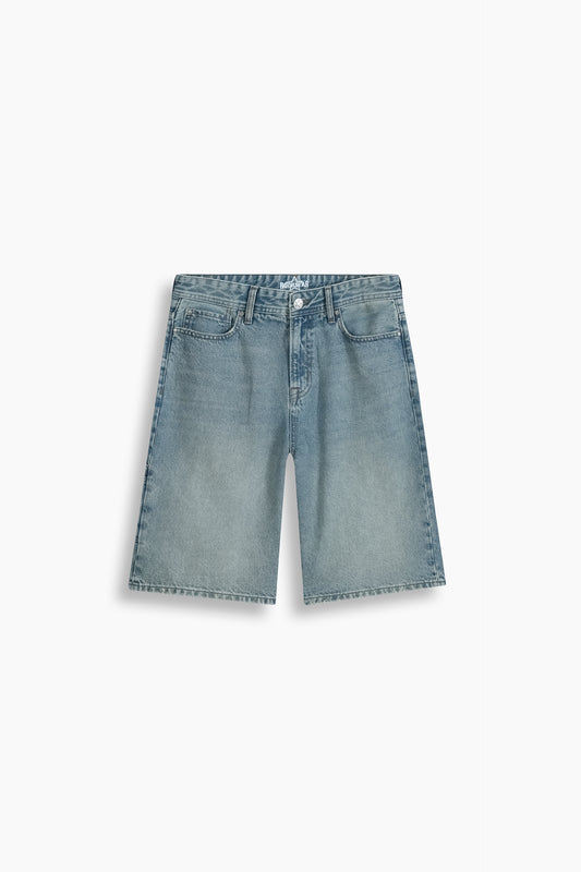 Baggy Denim Carpenter Shorts Tinted