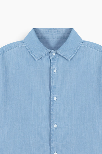 Classic Button Down Shirt Light Blue