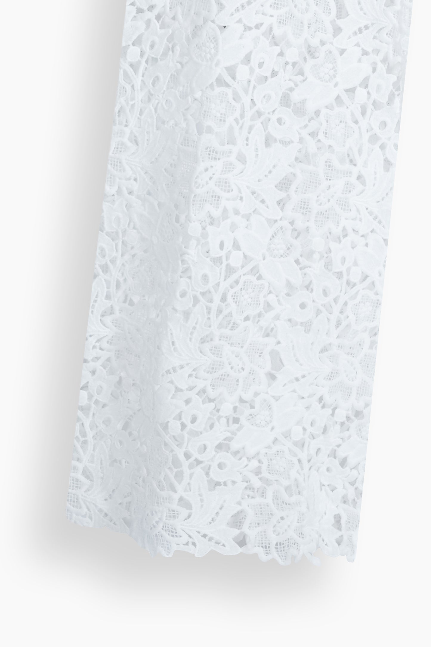 Wide Leg Lace Jeans