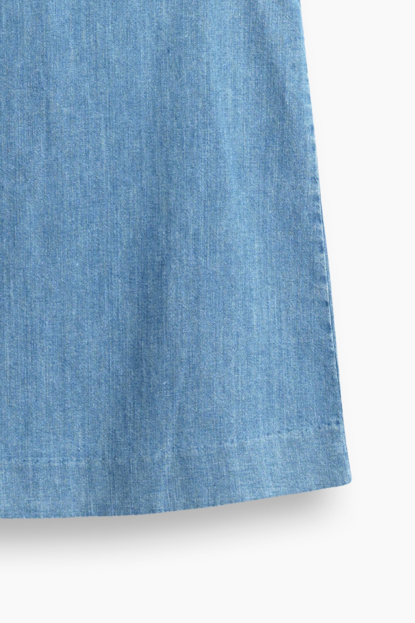 Sleeveless Denim Tank Top  Light Blue