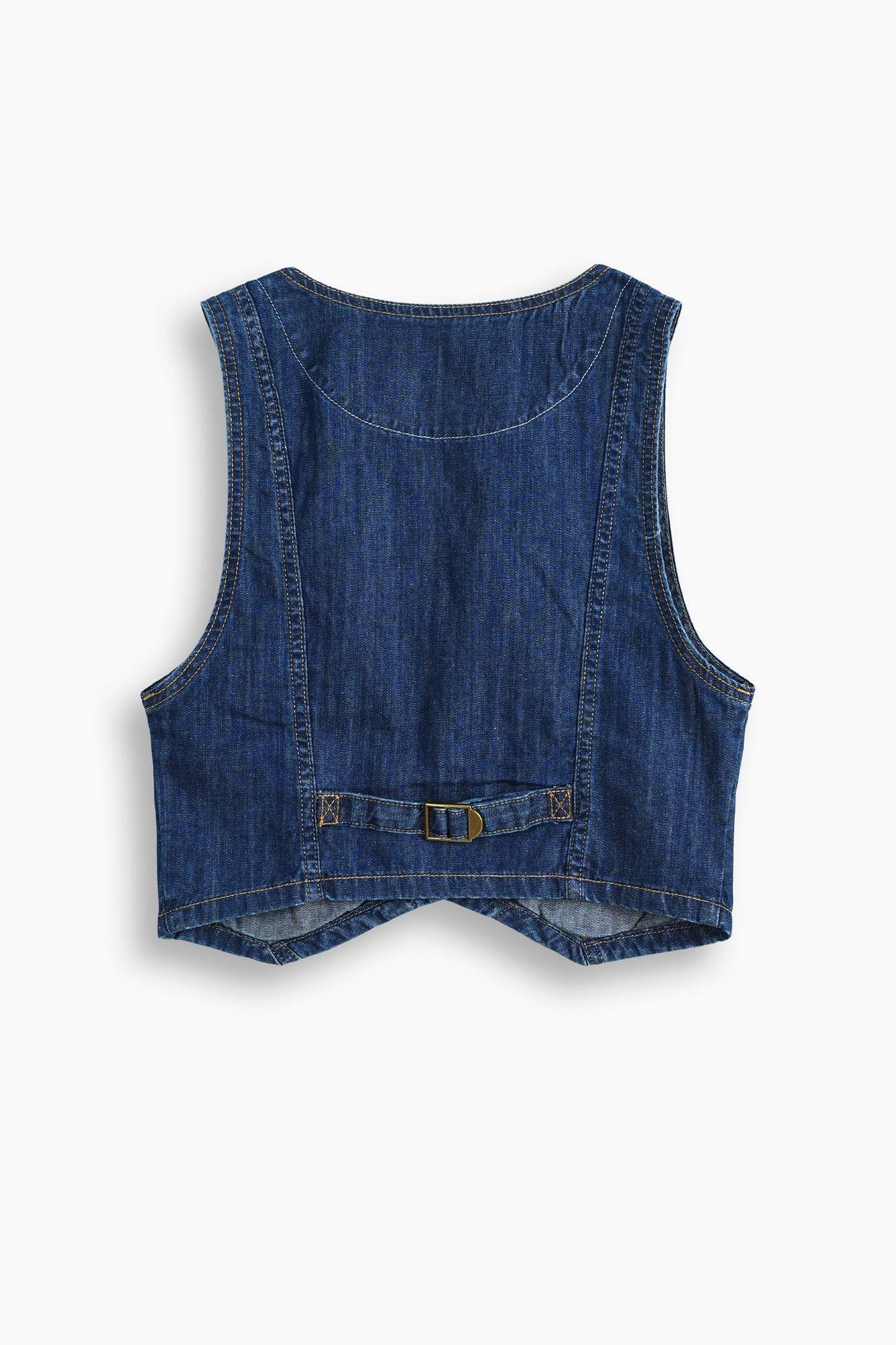 Lightweight Denim Limited Vest  Dark Blue