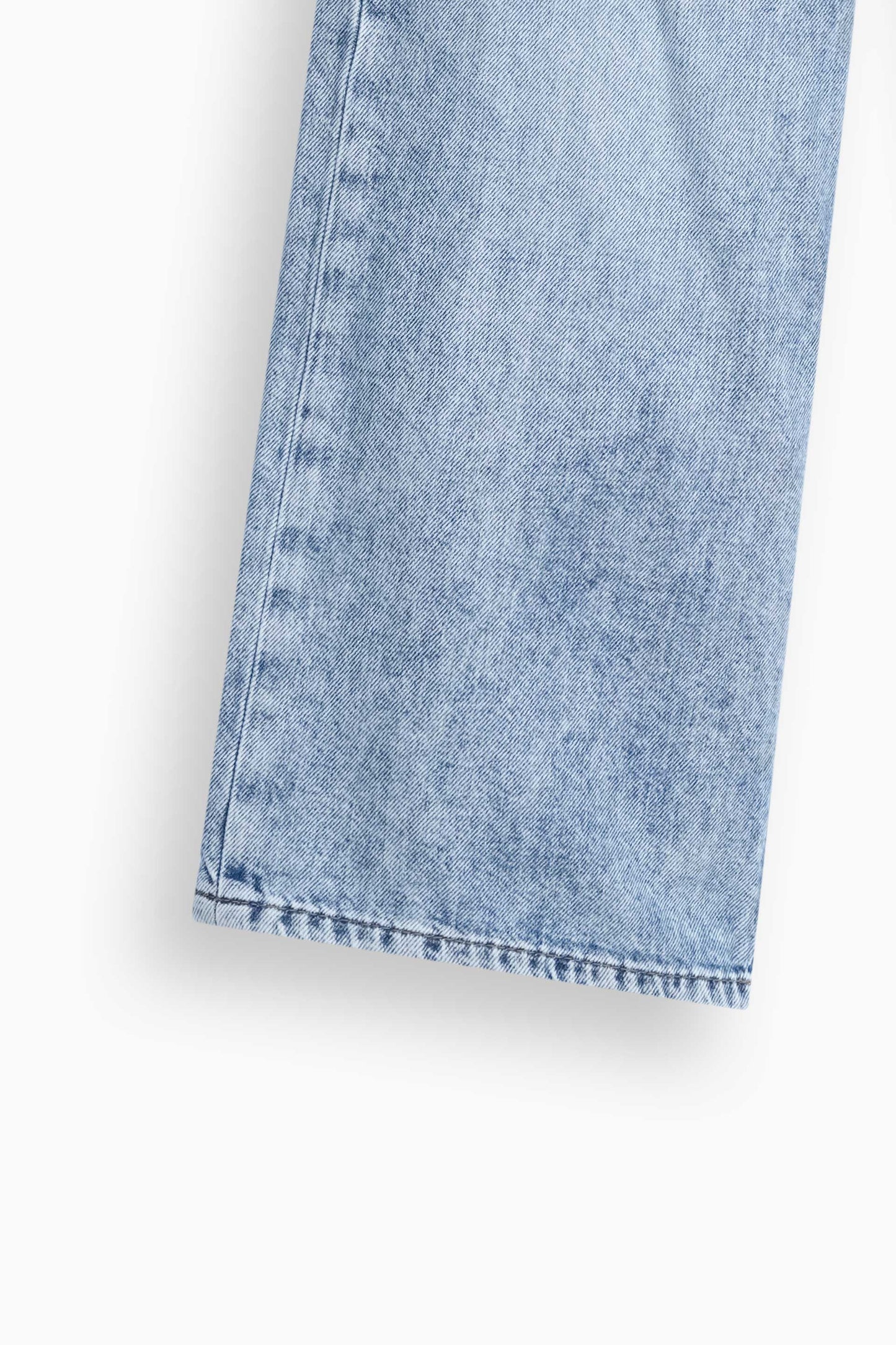 Wide Leg Cross Belt Jeans