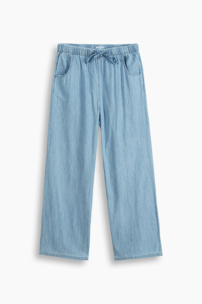 High Rise Wide Leg Trouser Jeans Light Blue