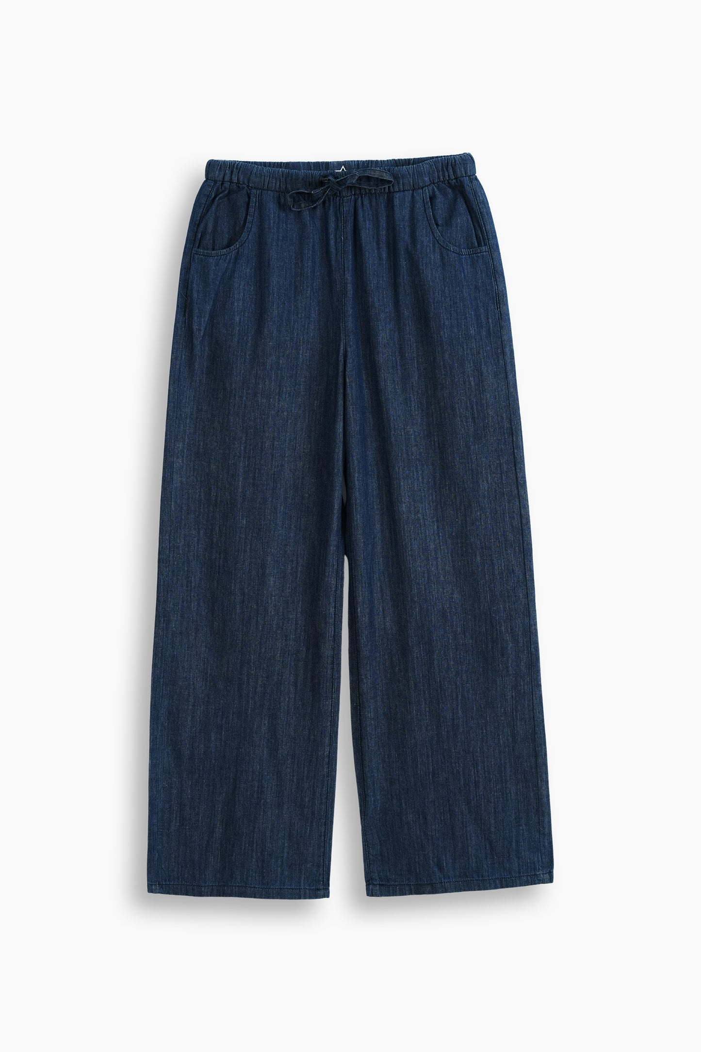 High Rise Wide Leg Trouser Jeans Dark Blue
