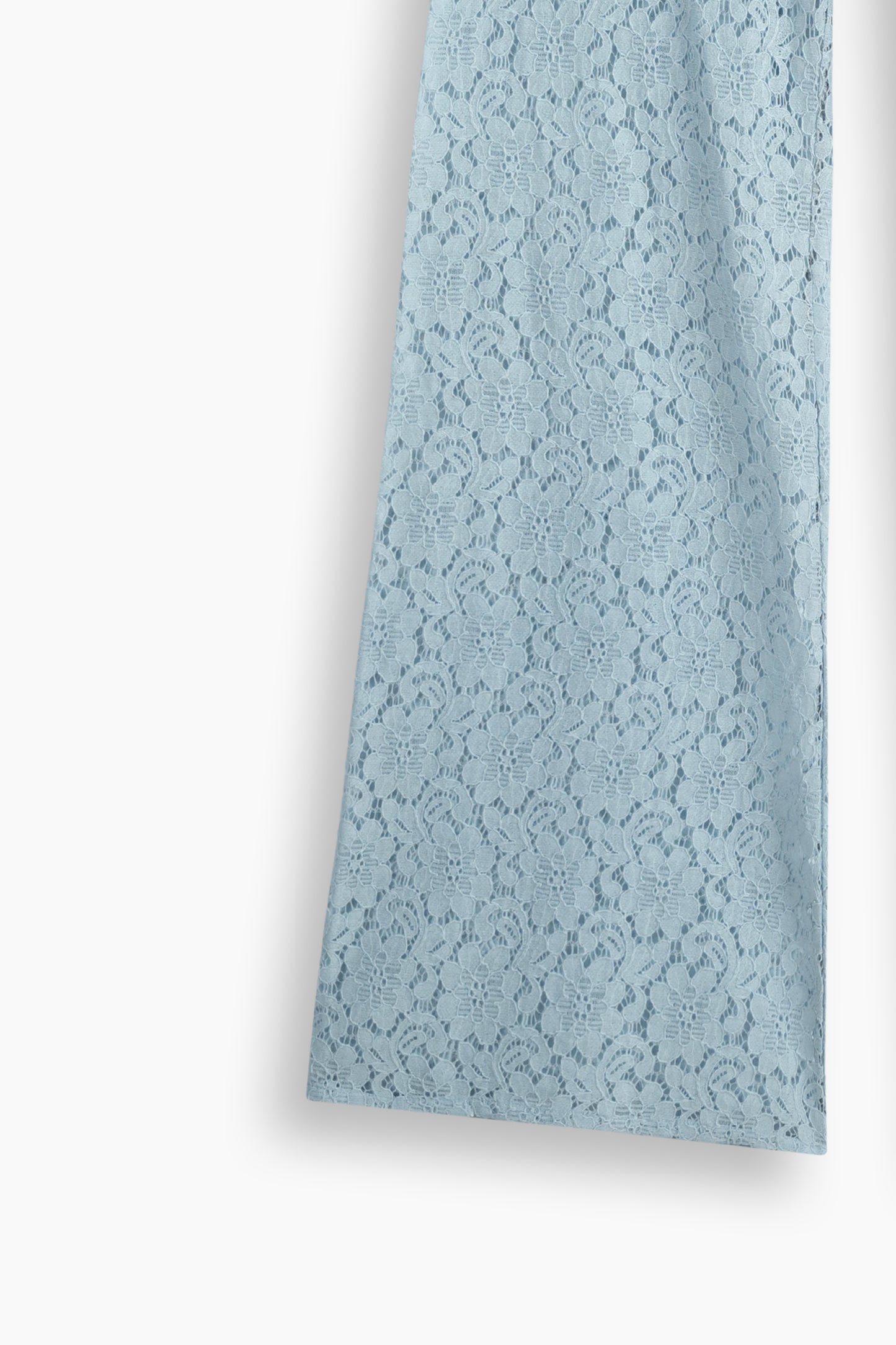 Vintage High Rise Wide Leg Lace Jeans