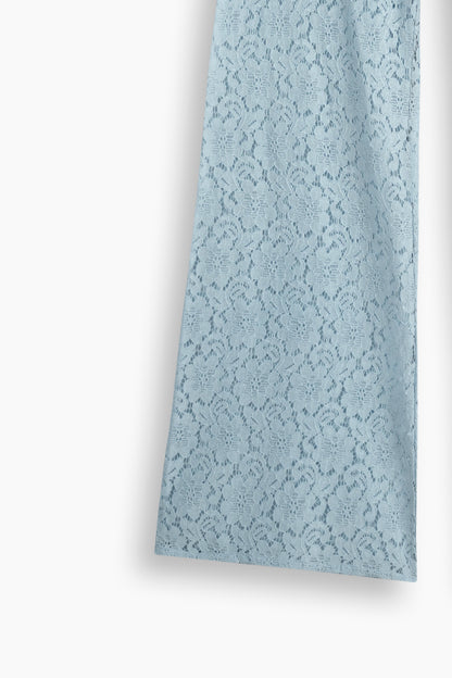 Vintage High Rise Wide Leg Lace Jeans