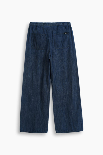 High Rise Wide Leg Trouser Jeans Dark Blue