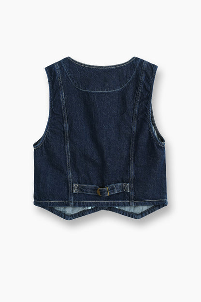 Limited Denim Vest Blue