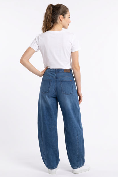 Marine Offset Waist Jeans