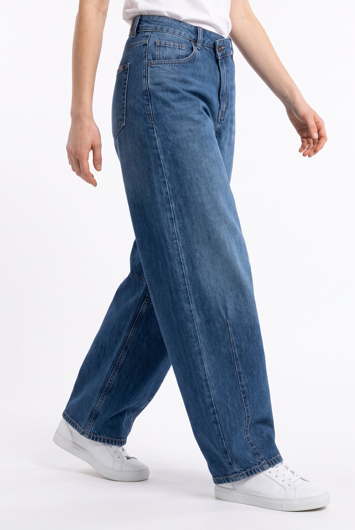 Marine Offset Waist Jeans
