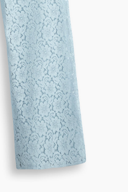 Vintage High Rise Wide Leg Lace Jeans