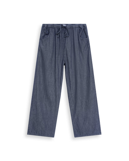High Rise Wide Leg Trouser Jeans Grey