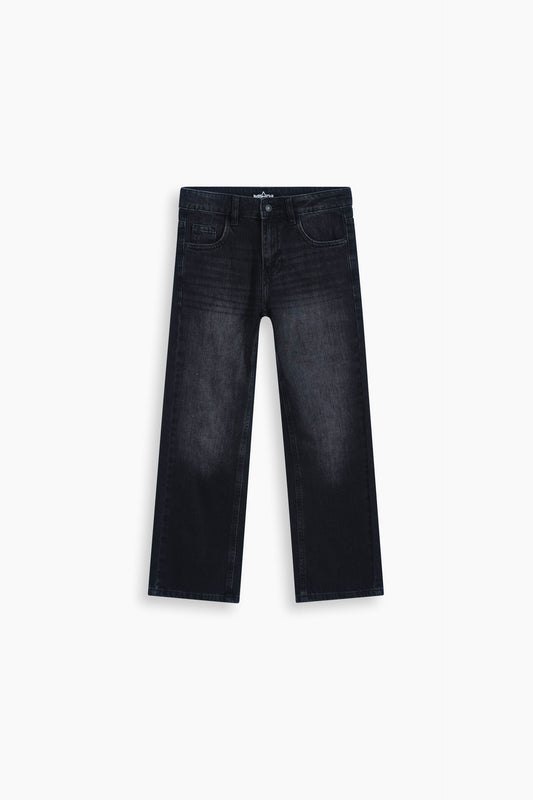 Loose Straight Fit Jeans Black