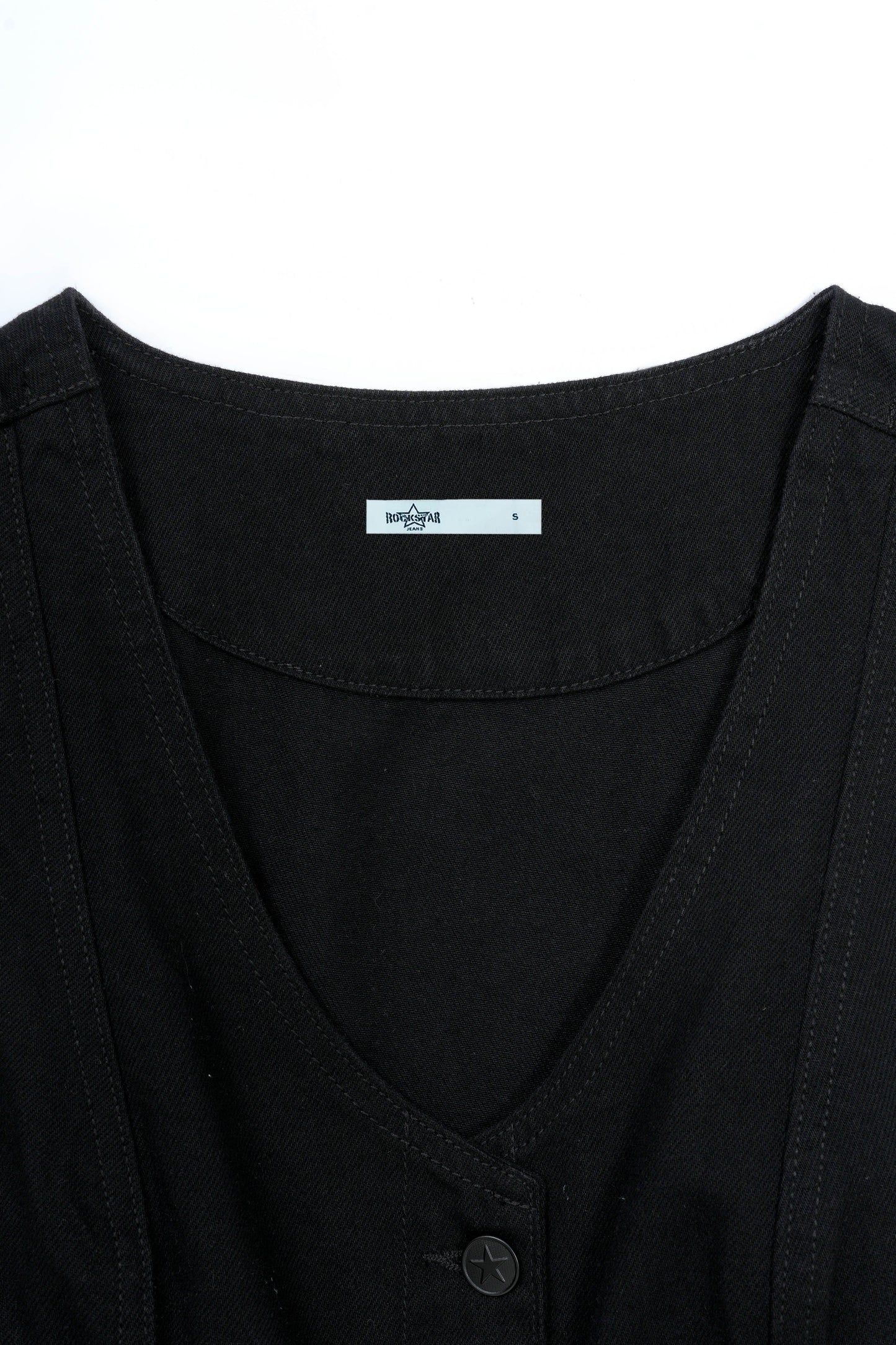 Limited Denim Vest Black