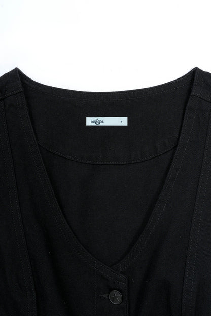 Limited Denim Vest Black