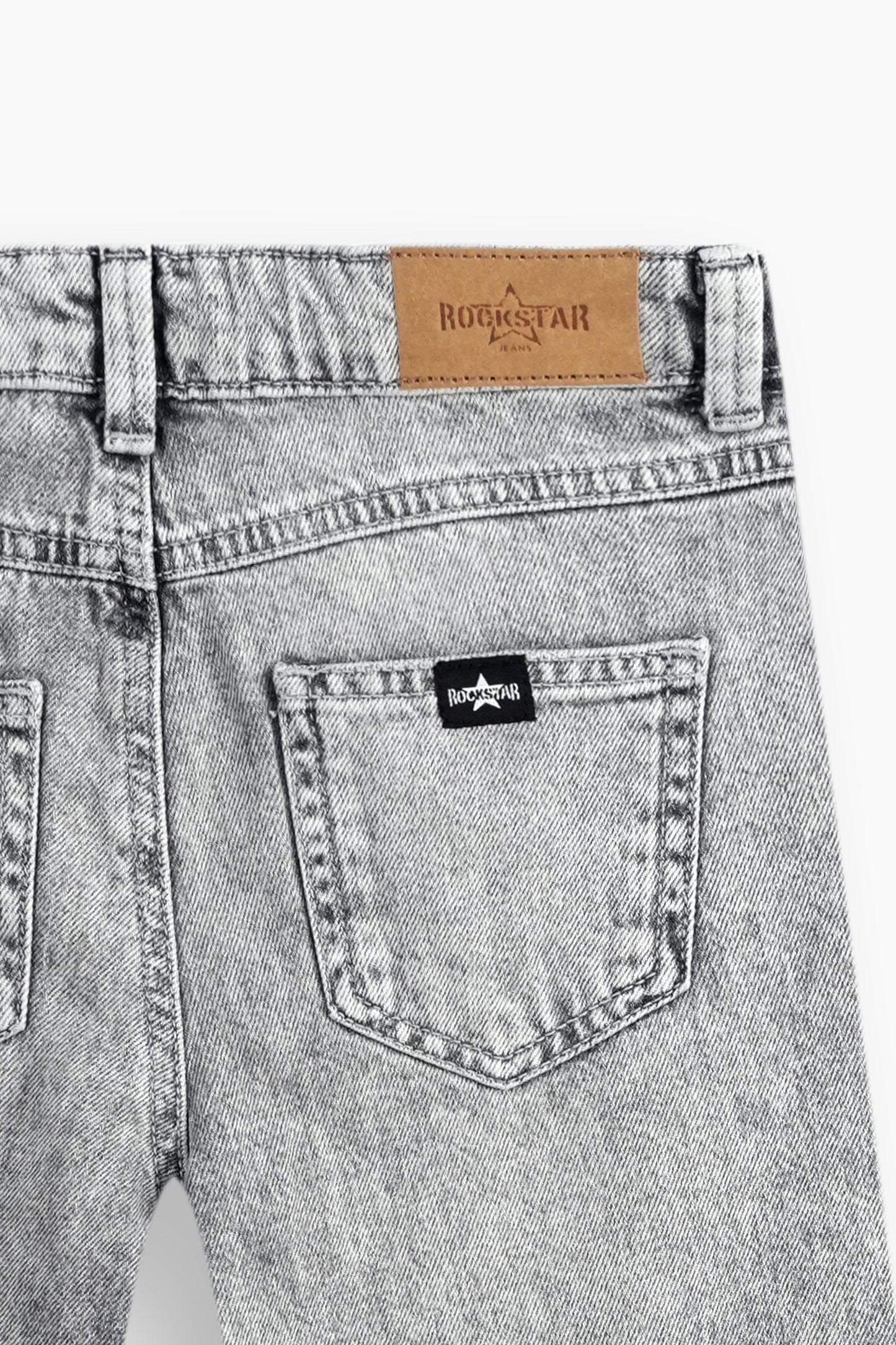 Wide Leg Studded Jeans