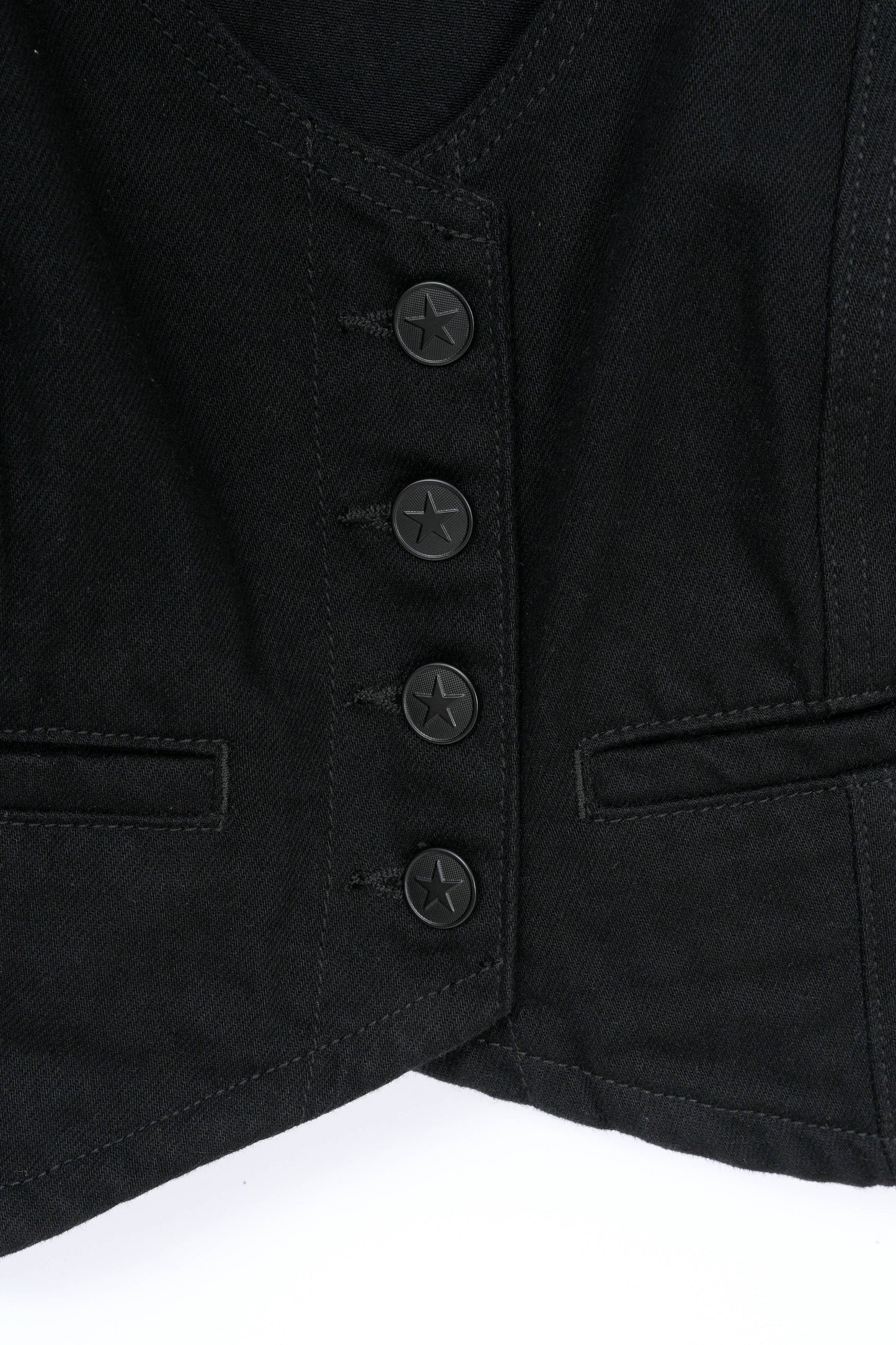 Limited Denim Vest Black