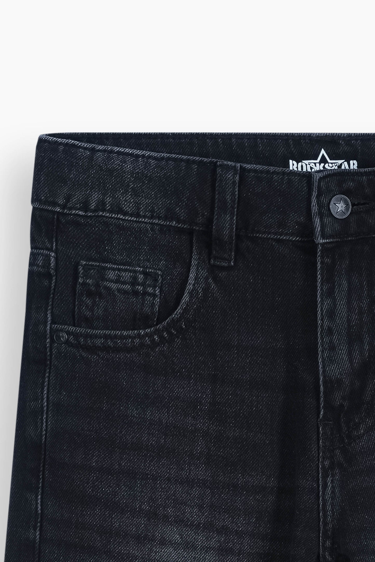 Loose Straight Fit Jeans Black