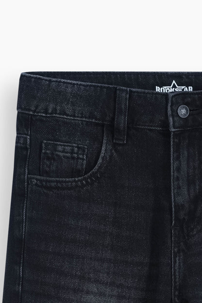Loose Straight Fit Jeans Black