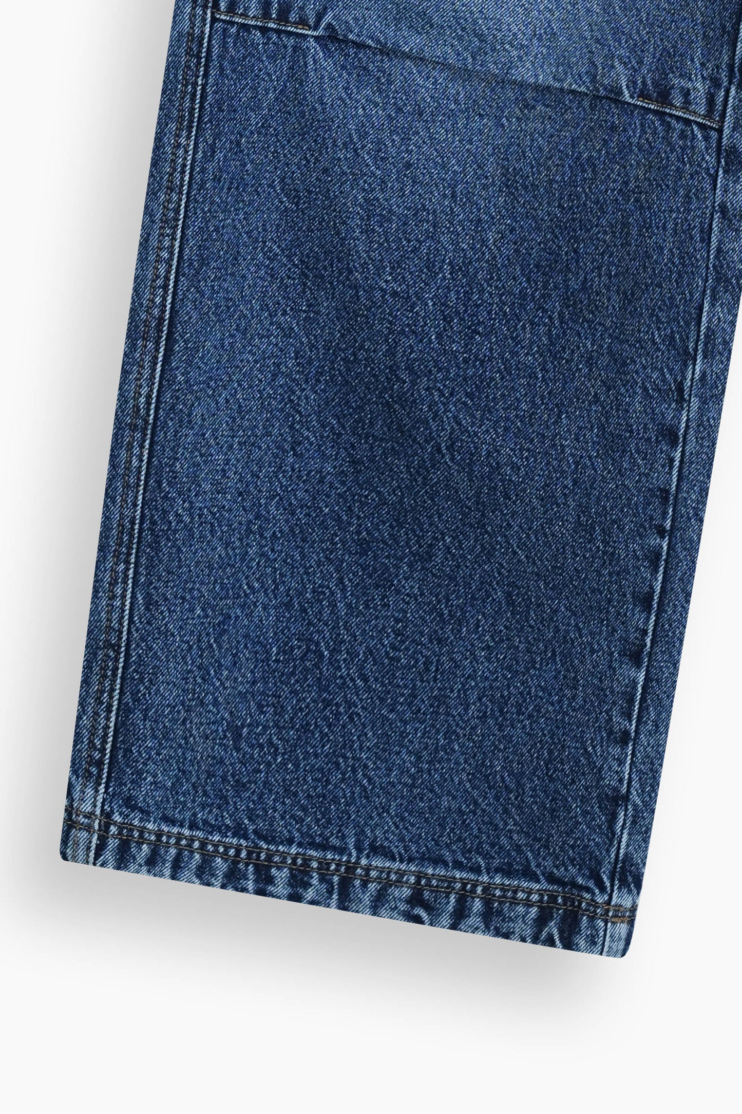 Baggy Fit Cargo Jeans Medium Blue