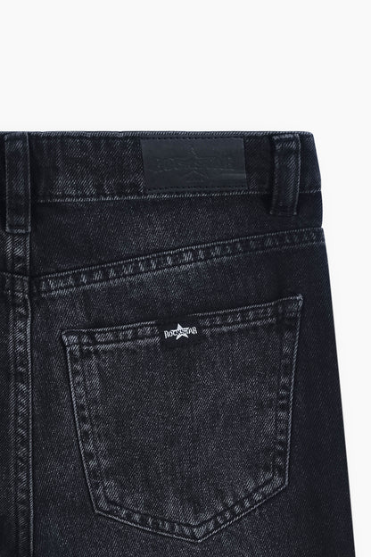 Loose Straight Fit Jeans Black