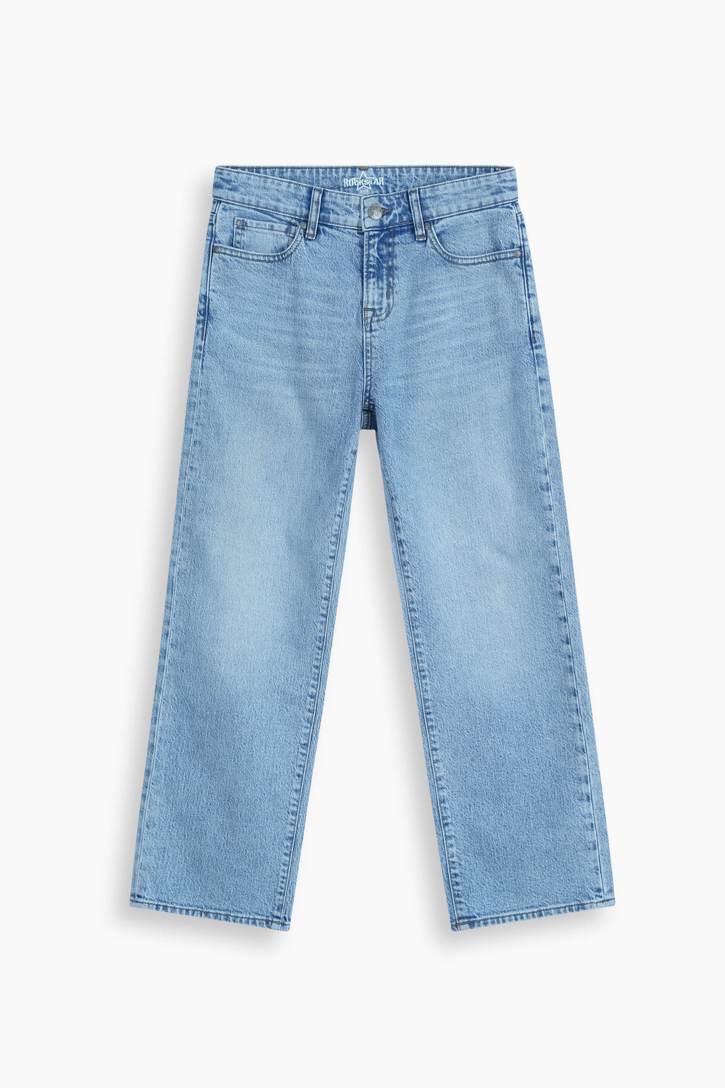 Loose Straight Fit Jeans Light Blue
