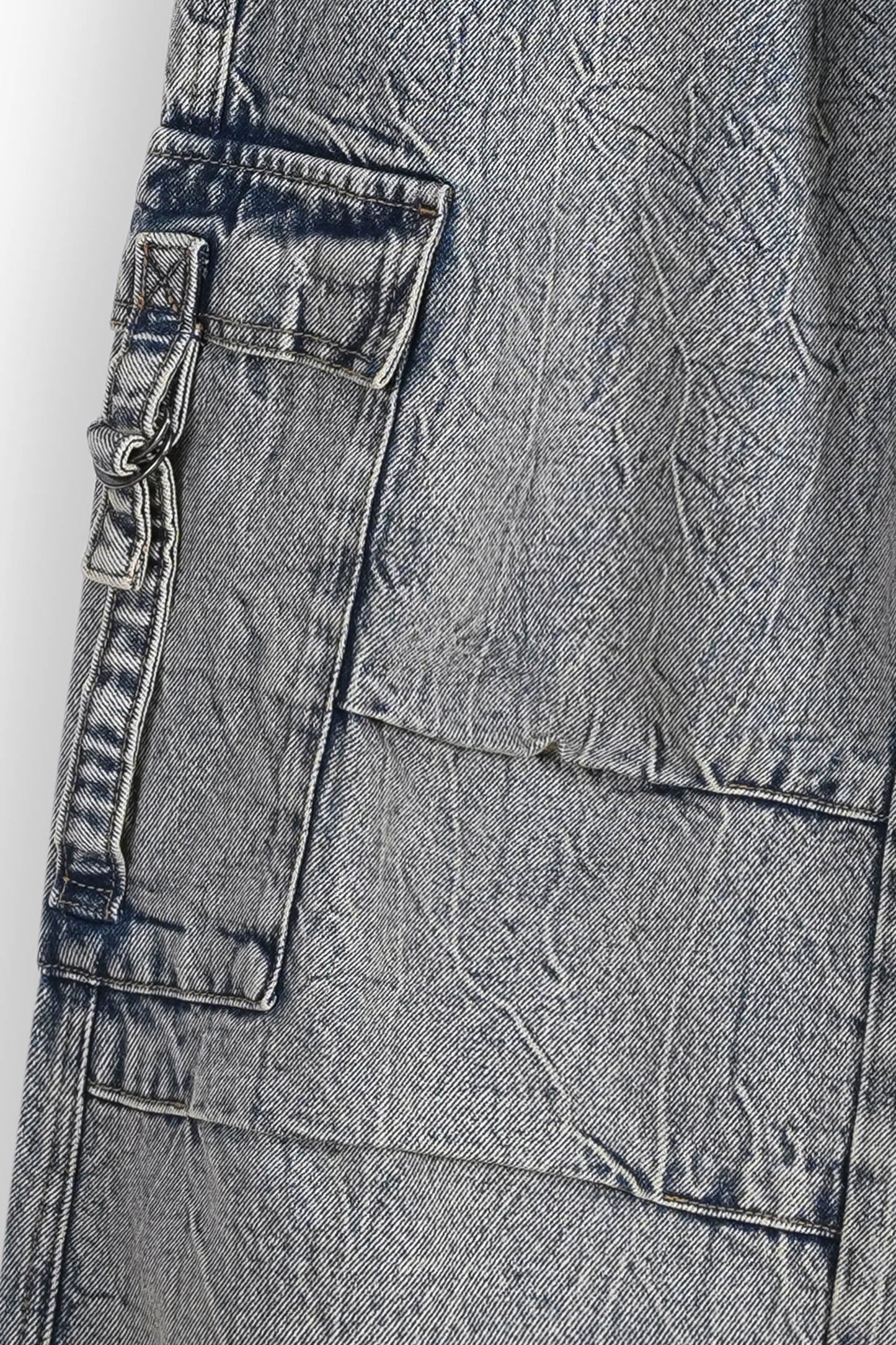 Baggy Fit Cargo Jeans Tinted