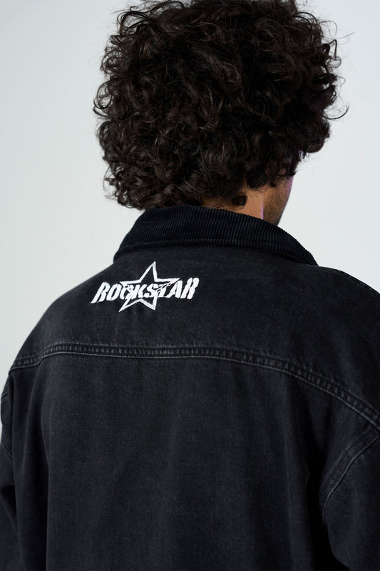 Black Bomber Jacket shop at Rockstar Jeans