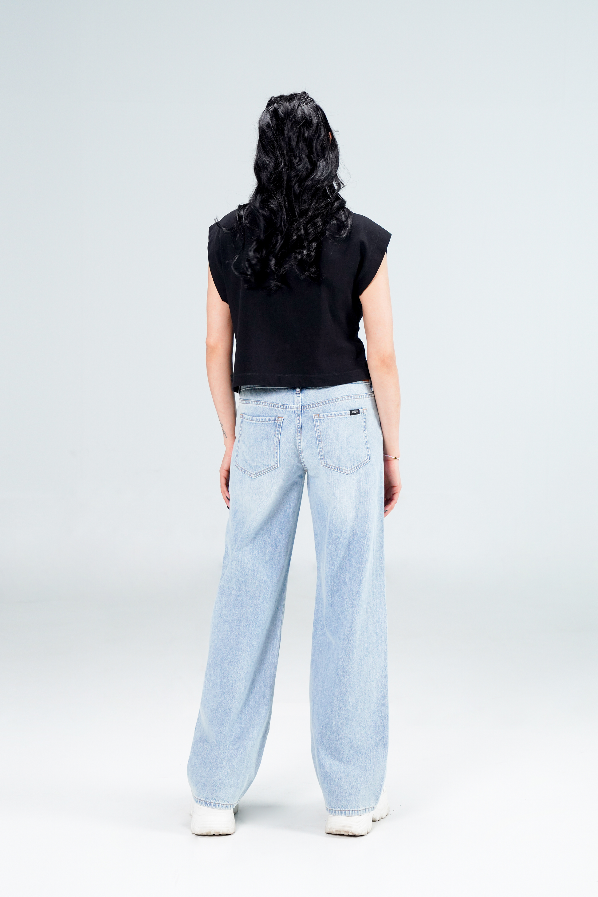 Baggy Wide Leg Light Blue shop at Rockstar Jeans