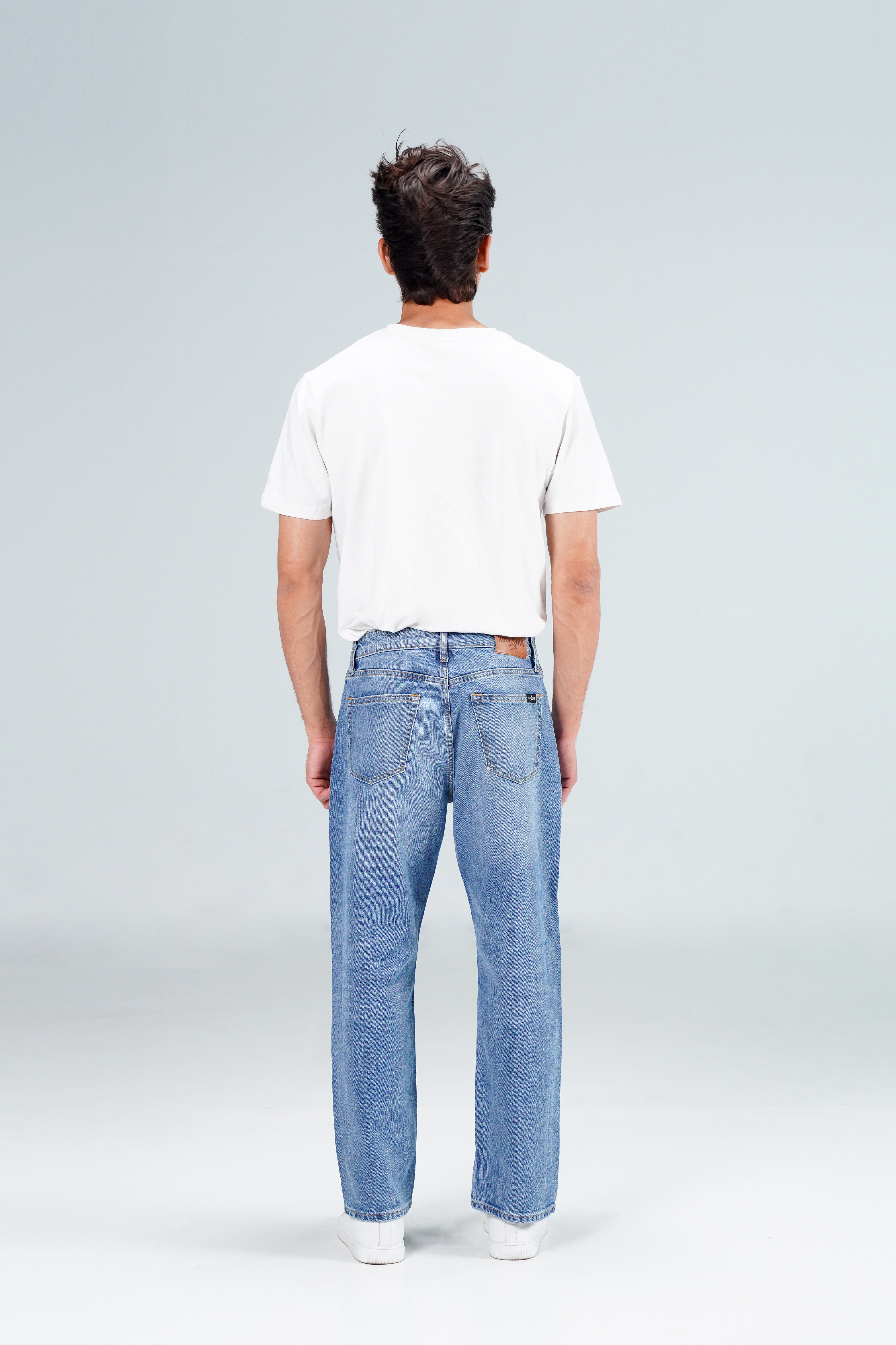 Loose Straight Fit Medium Blue