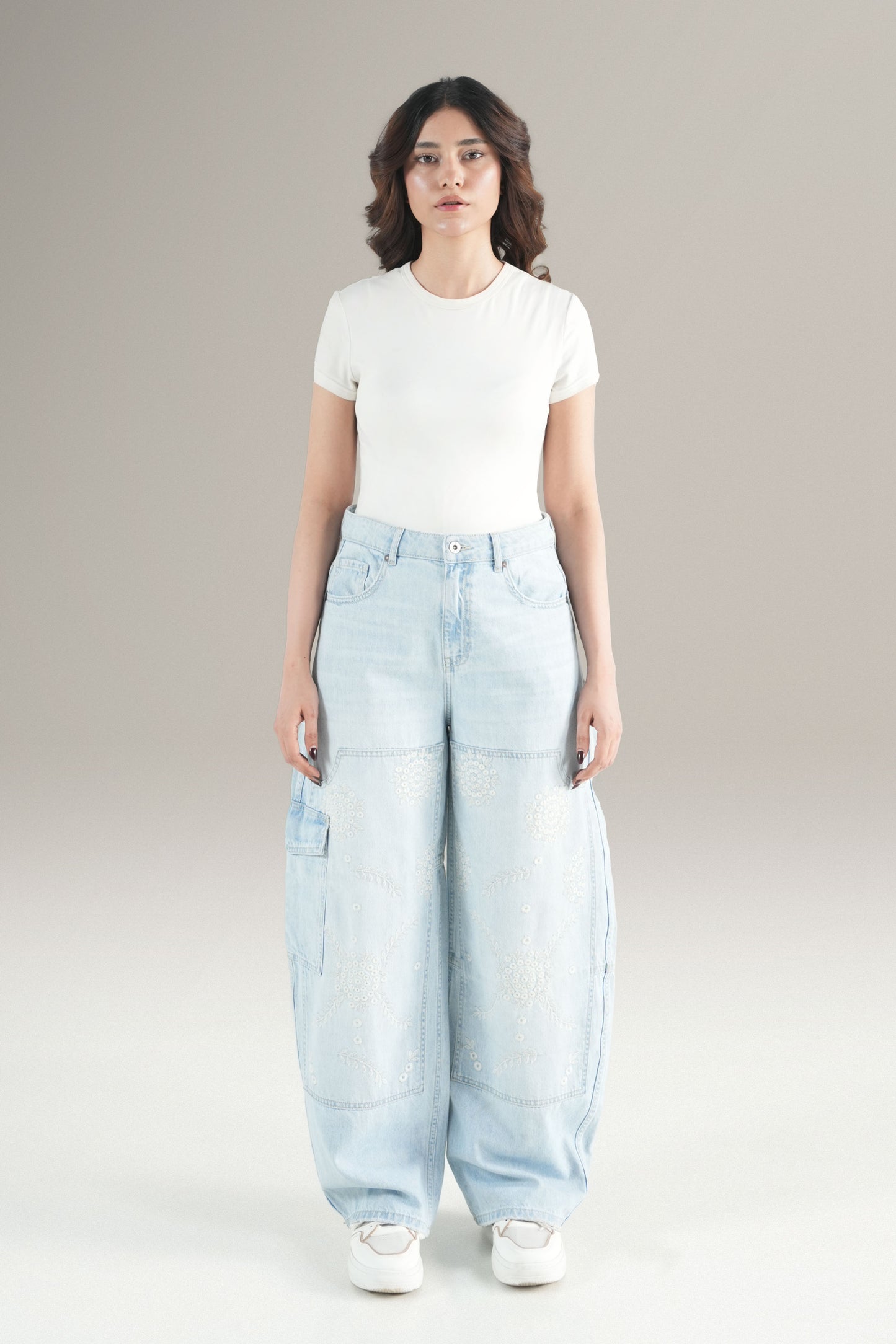 Carpenter Embriodery Jeans