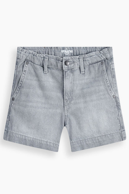 Wide Leg Studded Shorts