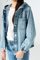 Classic Denim Hoodie