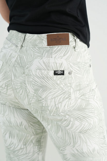 Printed Stretch Capri