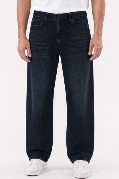 Loose Straight Fit Jeans Black