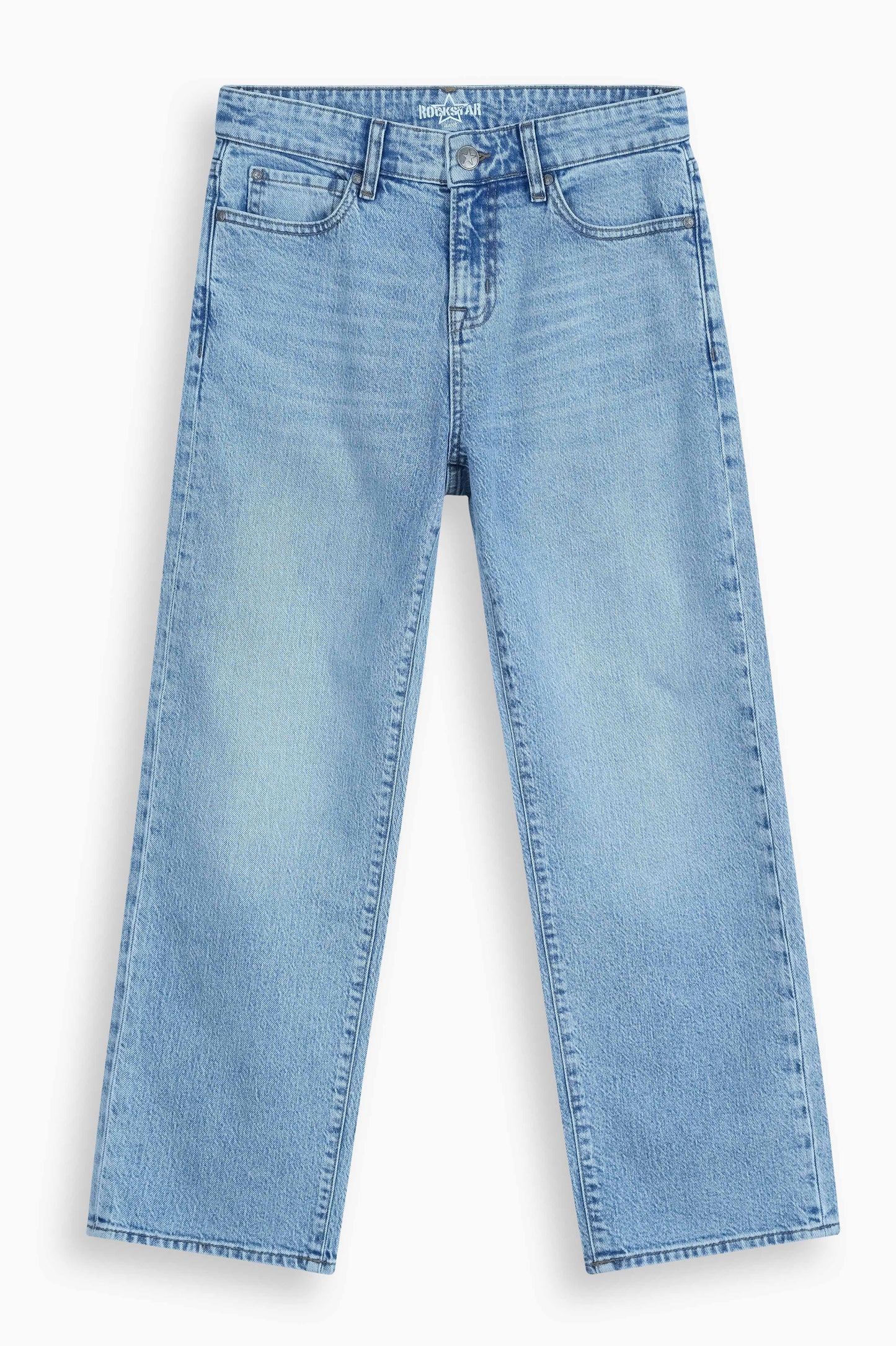 Loose Straight Fit Jeans Light Blue