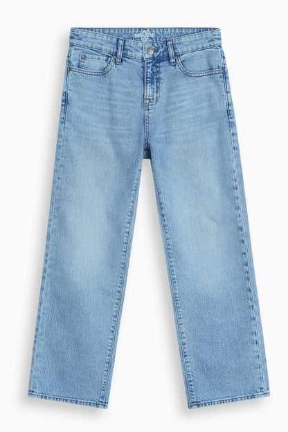 Loose Straight Fit Jeans Light Blue