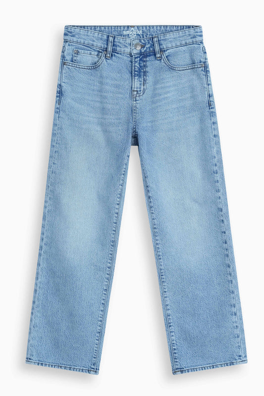 Loose Straight Fit Jeans Light Blue