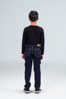 Straight Camokracky Jeans Dark blue