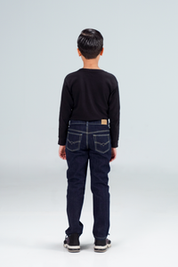Straight Camokracky Jeans Dark blue