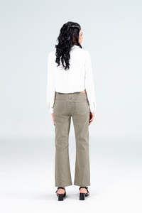 Green Bootcut Pant