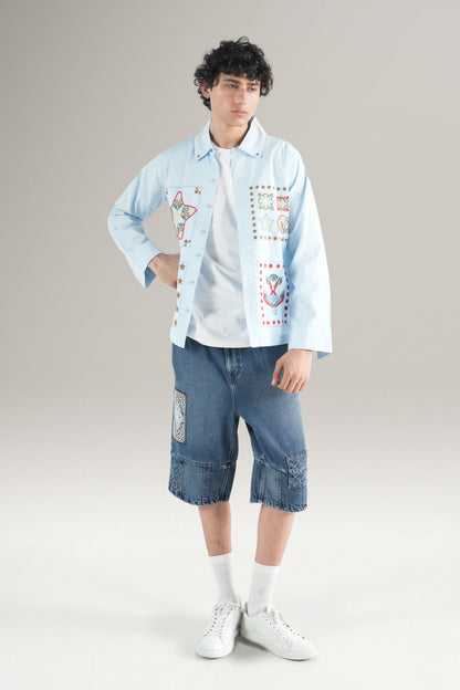 Truck Star Blue Shirt