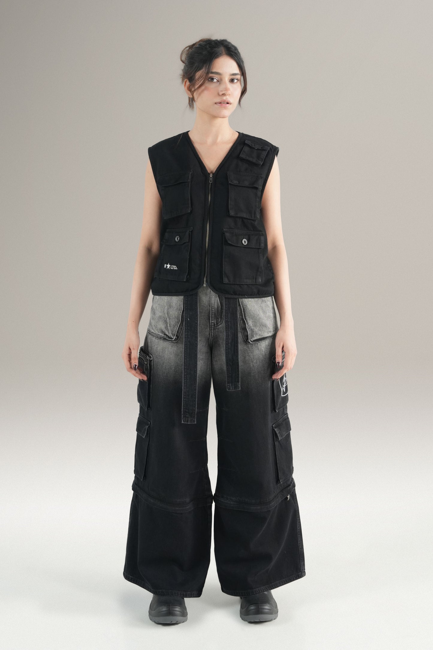 Black Utility Vest