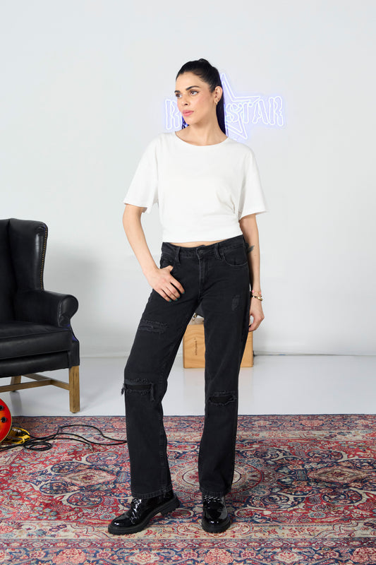 Baggy Ripped Repaired shop at Rockstar Jeans