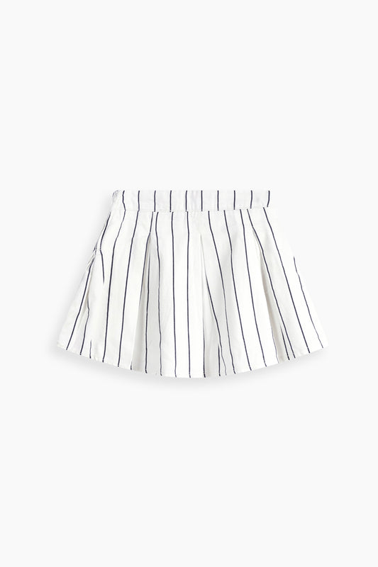 Striped Skirt With Inner Shorts