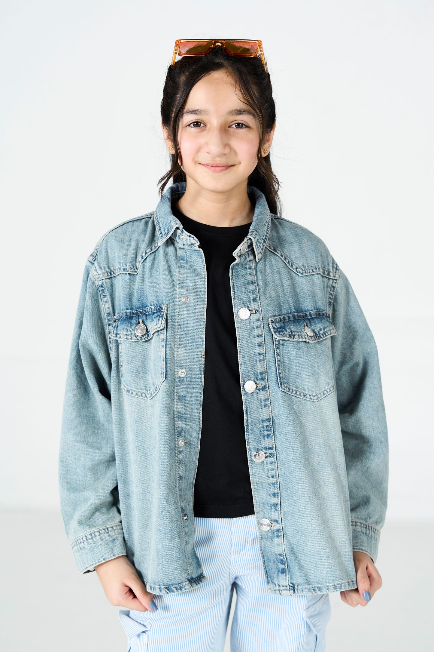 Cool Classic Denim Shirt shop at rockstar jeans