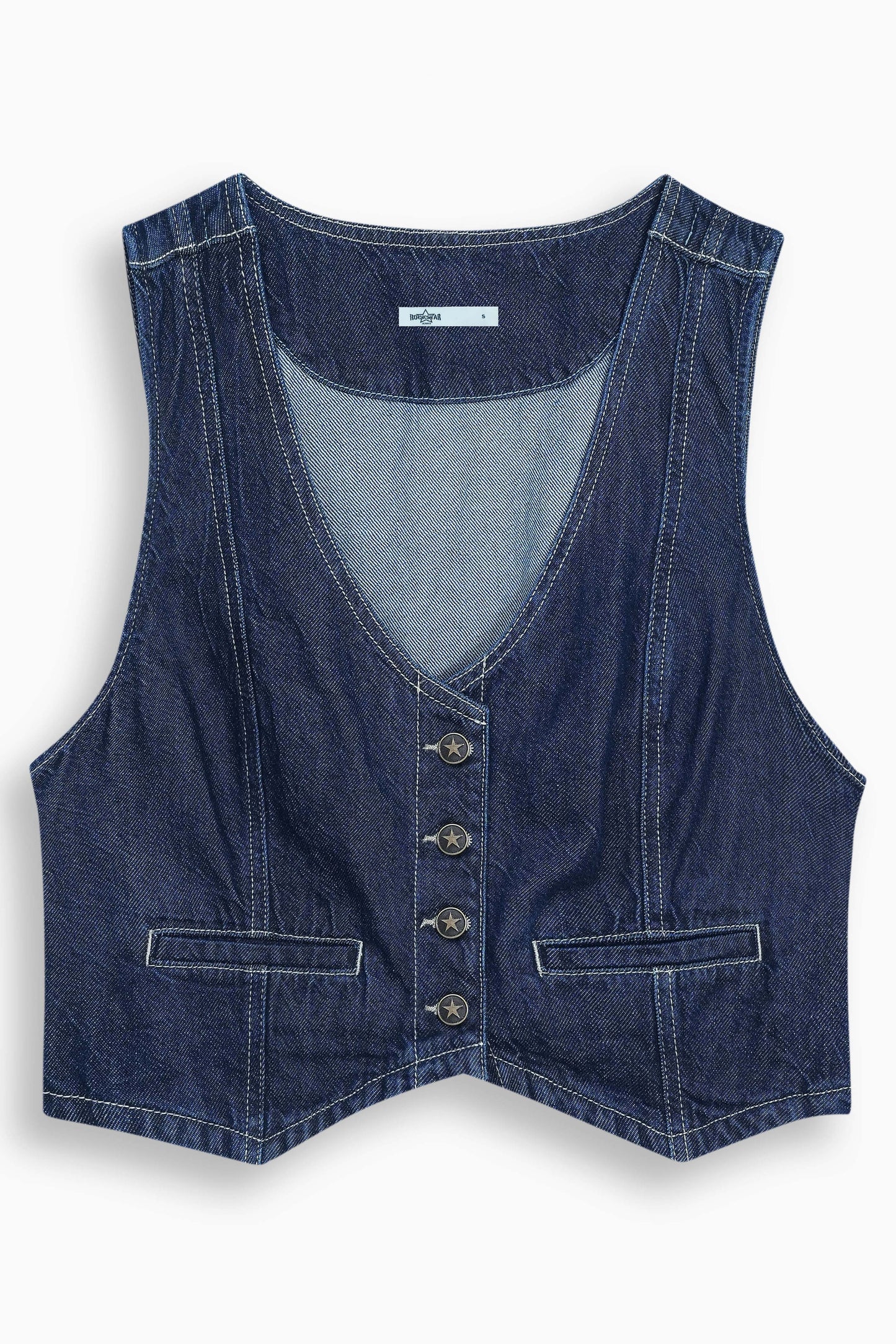 Limited Denim Vest Blue