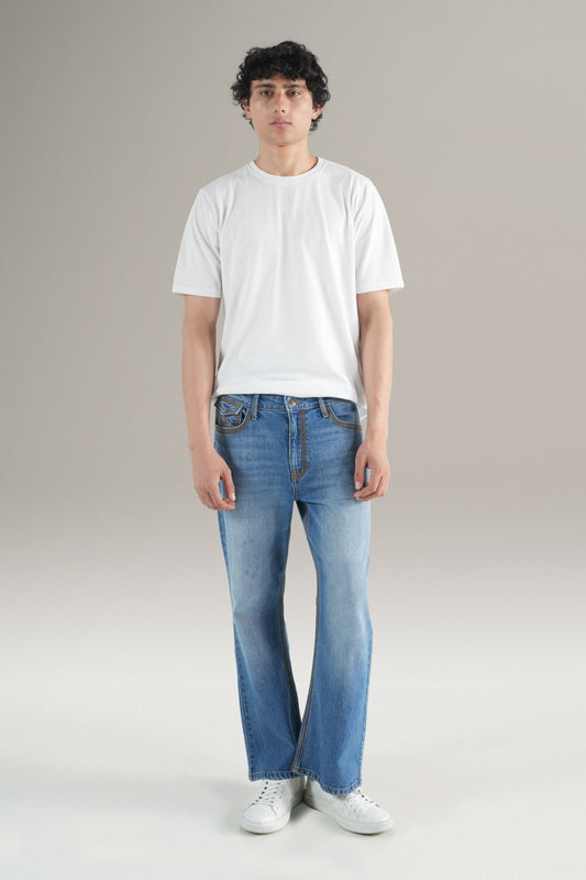 Mens Vanguard Flare Jeans