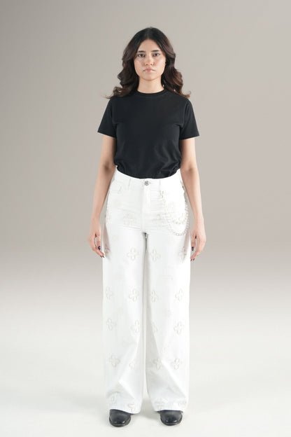 Snowflake Pearl Pants