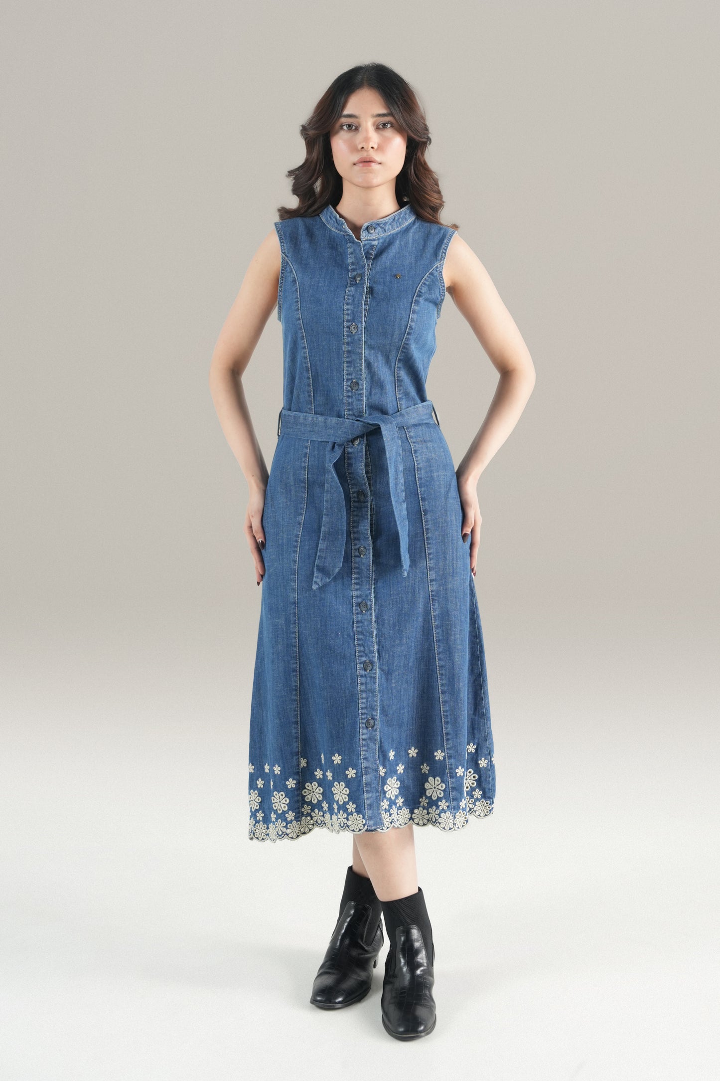 Indigo Bloom Dress